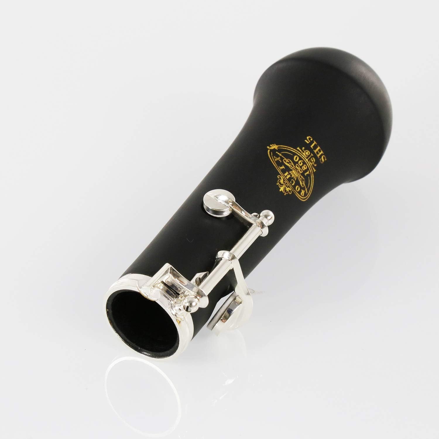 Rochix Oboe Beginner Student Level SH15 Composite Wood Body Silver Plated Semi Automatic C Tone with 1 Reeds,1 Cleaning Cloth,1 Oboe Swab,1 Thumb Rest,1 Case and More