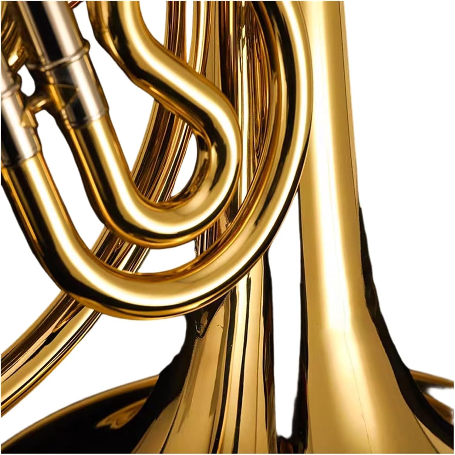 4 Key French Horn French Horn Four Key Single Row Split B Flat Brass Instrument For Beginners