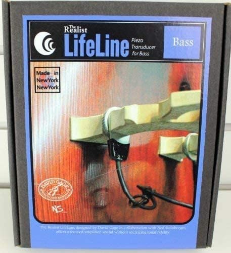 The Realist RLSTLX1 - Lifeline Double Bass XL Pickup - Built-In Volume Control - Portable Easy Installation - Quick Assembly and Removal - Acoustic Sound Amplifier Made In The USA