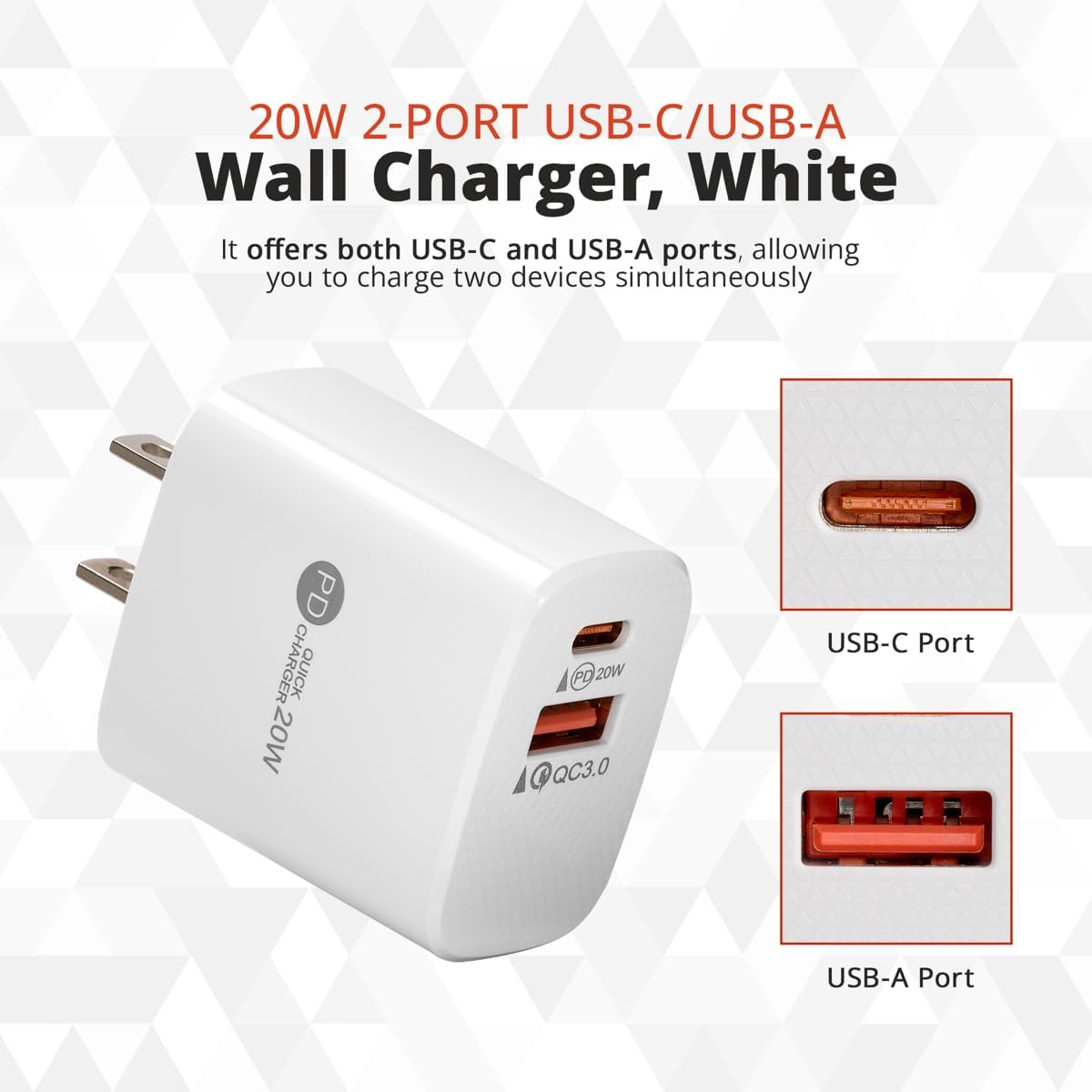 RØDE Wireless Micro - Compact Wireless Microphone, Two Mics with Charge Case for Smartphone Content Creation with Green Extreme 20W 2-Port Wall Charger (USB-C Connector, Black)