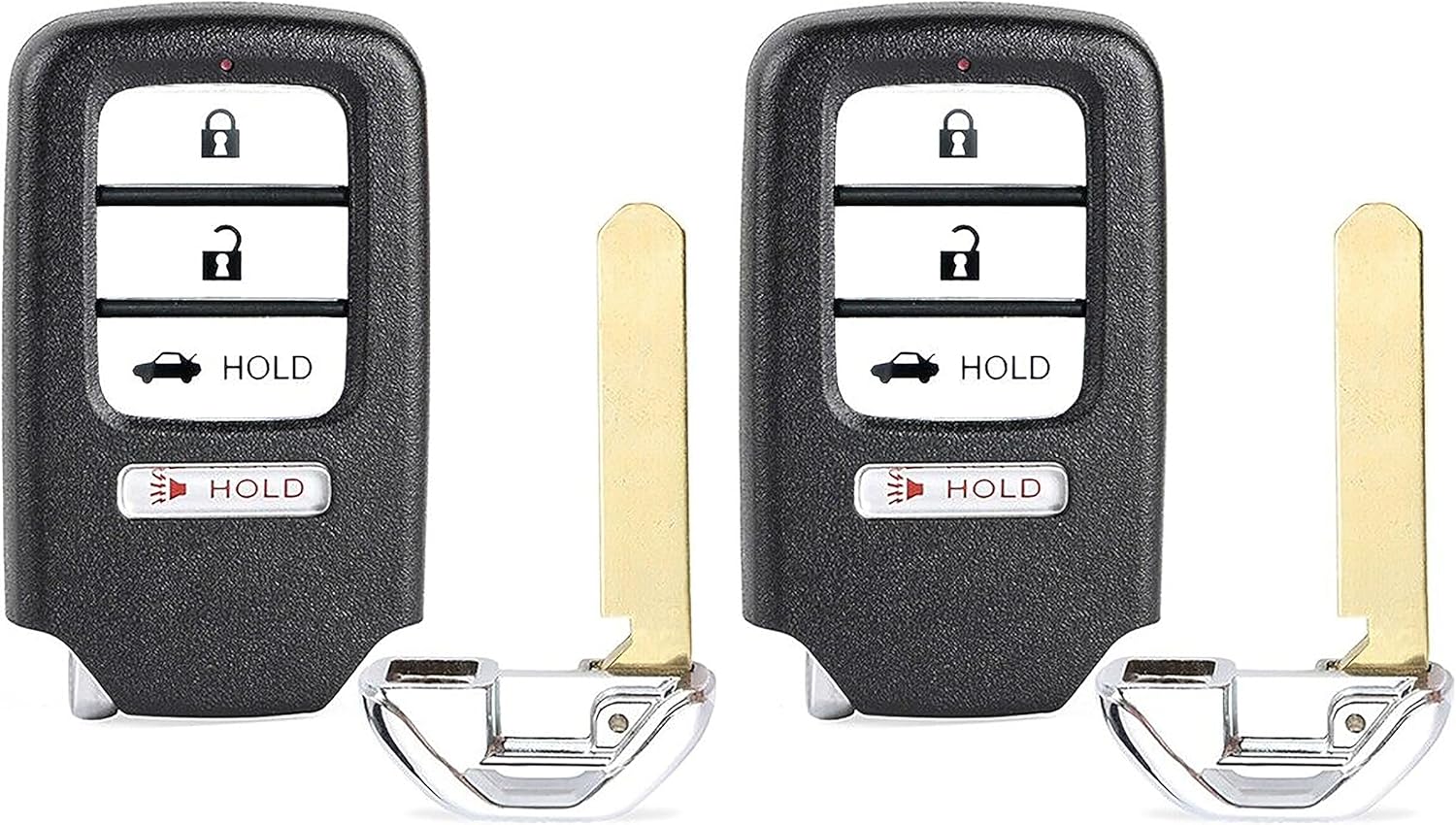2X New Replacement Proximity Remote Key Fob Compatible with & Fit for Honda Vehicles - MPN ACJ932HK1210A-03
