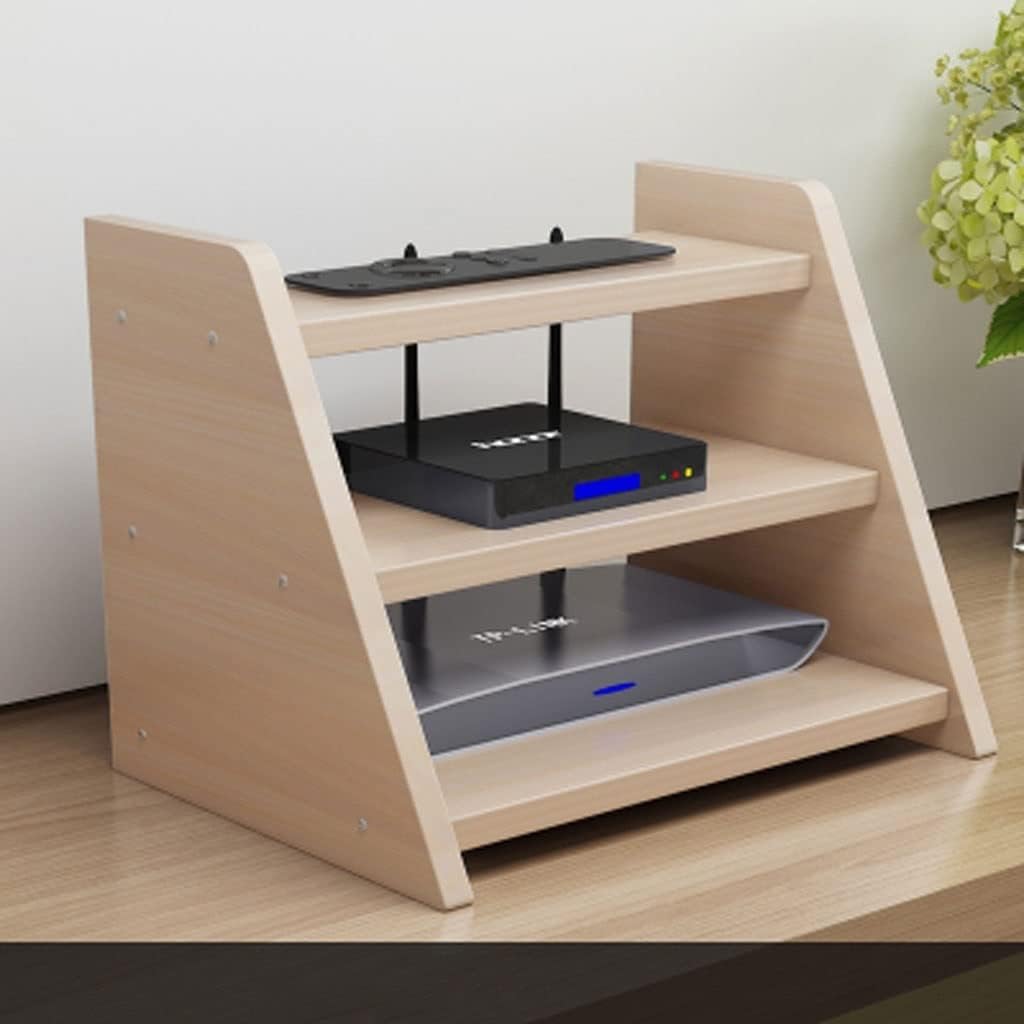 Household Storage Rack for Small Objects Router Shelf Wireless WiFi Modem Shelf Management Storage Rack (Color : B)