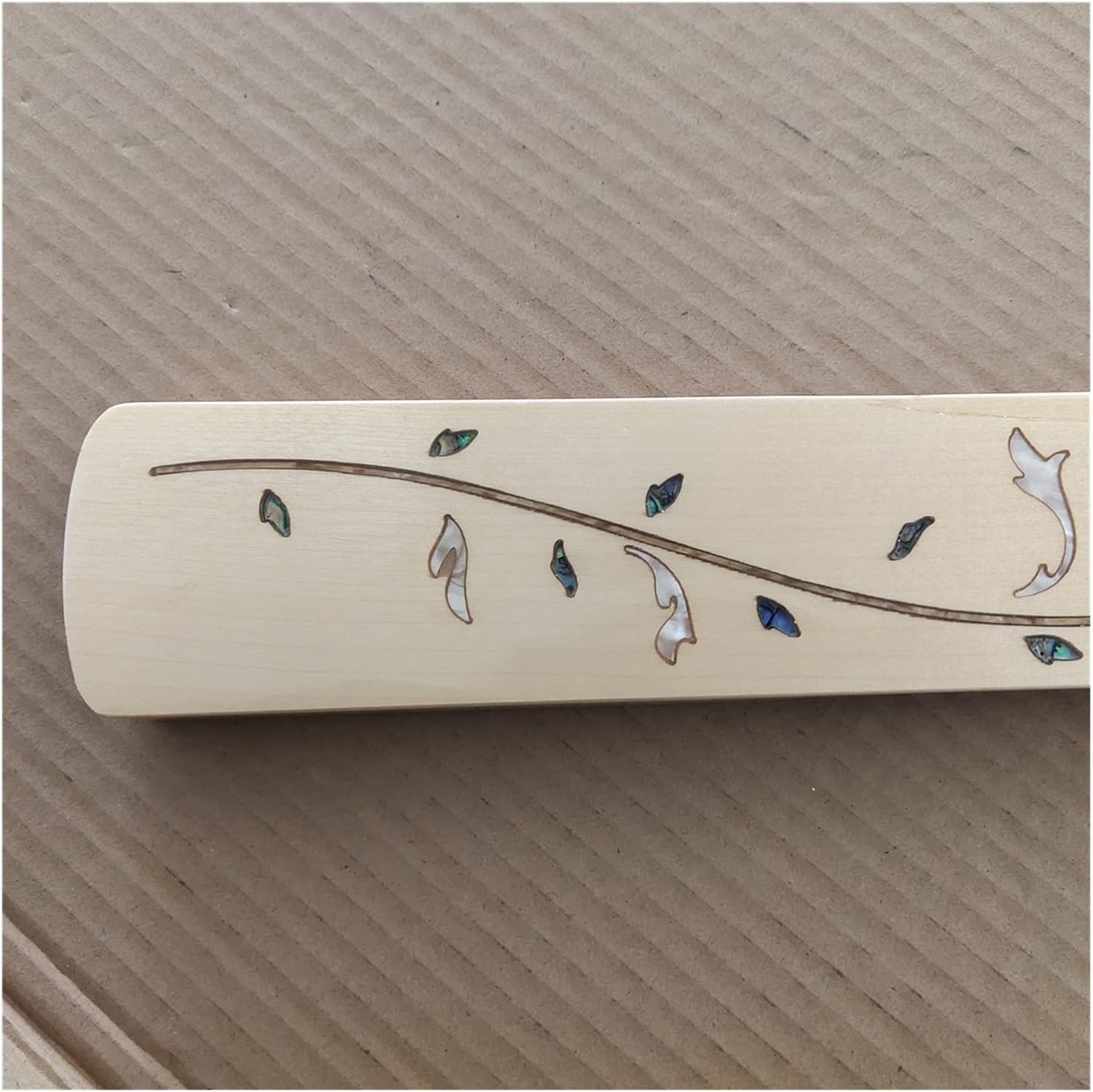 Fretless Maple 20 Frets for PB Bass Guitar Neck Part 4 String Maple Fingerboard Vine Inlay Electric Guitar Neck