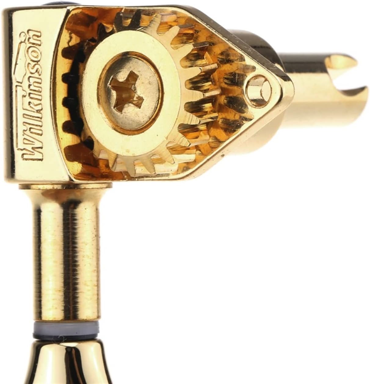 FLFL Guitar String Tuning Pegs Gold 2R2L 20:1 Ratio Bass Tuners Machine Heads Tuning Pegs Keys Set for Ibanez Style Electric Bass