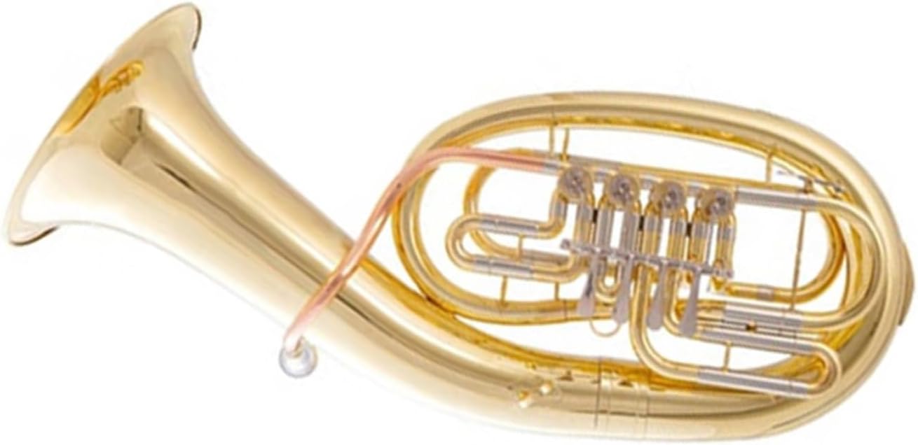 B Flat Major Third Or Fourth Keys Euphonium Tenor Instruments All Yellow Euphonium All-brass Instrument(4)