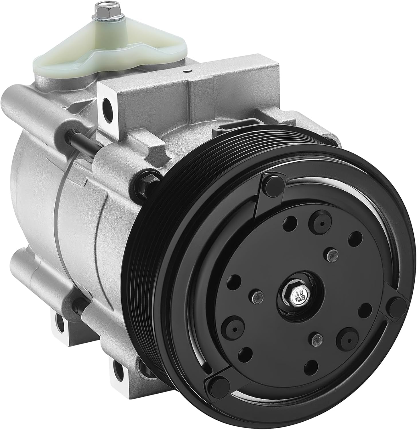 AC Compressor with Clutch Compatible with Ford F-150 4.2L 1997-2006, F-250 F350 Excursion Lobo LCF F-53 Motorhome Chassis, Compatible with Lincoln Mark LT/Blackwood, Replaces 4L3Z19703AA