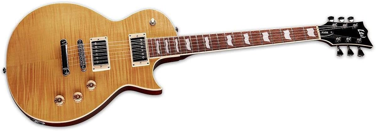 ESP LTD EC-256FM Electric Guitar, Vintage Natural