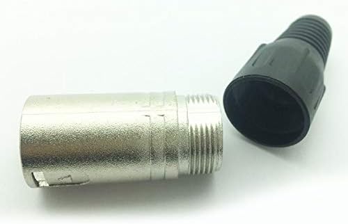 Davitu Electrical Equipments Supplies - 100PCS/lot 3 Pin XLR Male Plug Connector Microphone MIC Adapter XLR Cable Termininal Audio Wire Connector - (Color: 50 Male 50 Female)