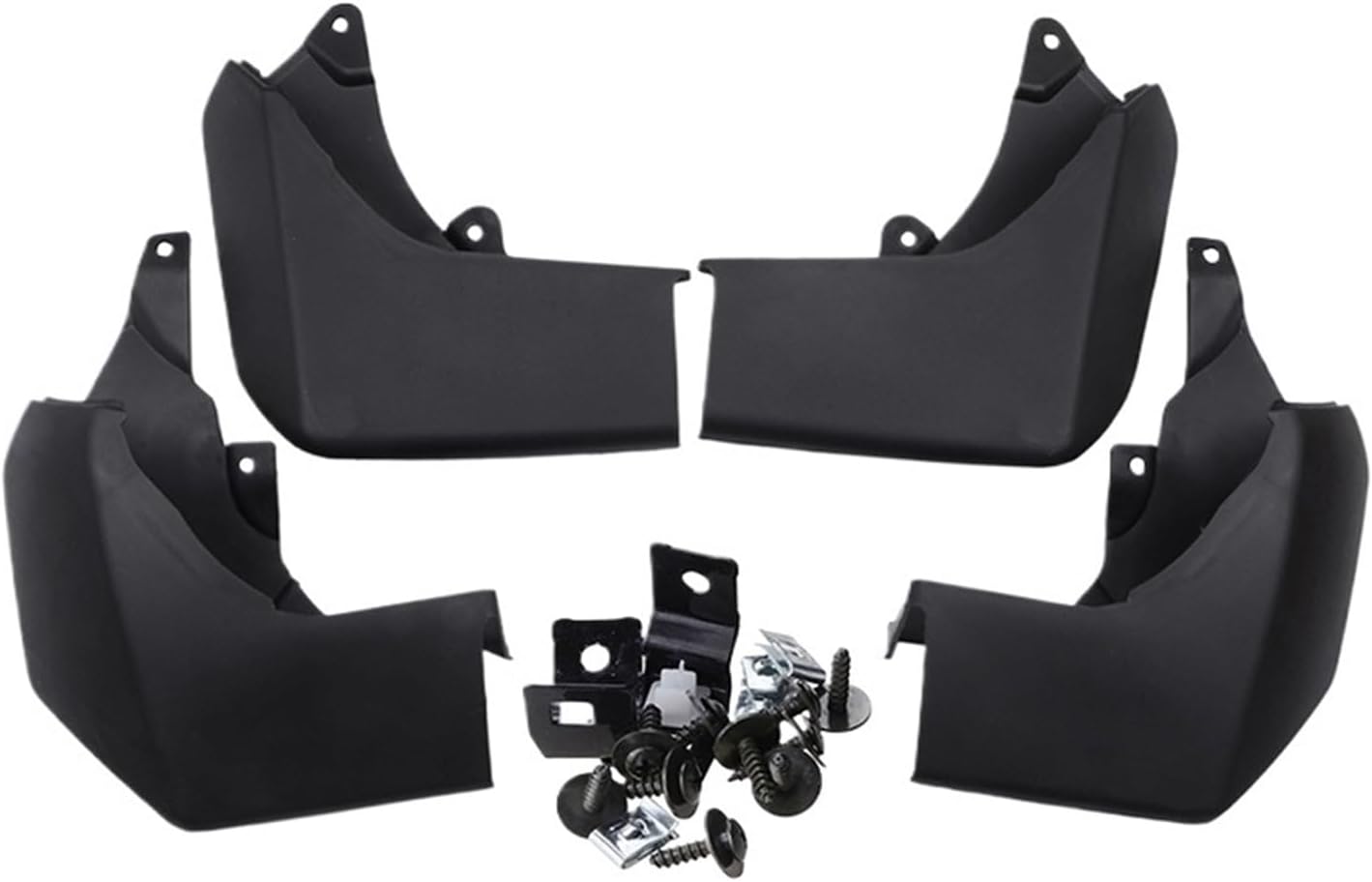Car Mudguards Black Splash Guards Mud Flaps Fender Kit Accessories Compatible for Land Rover Discovery 4 LR4 2009-2017