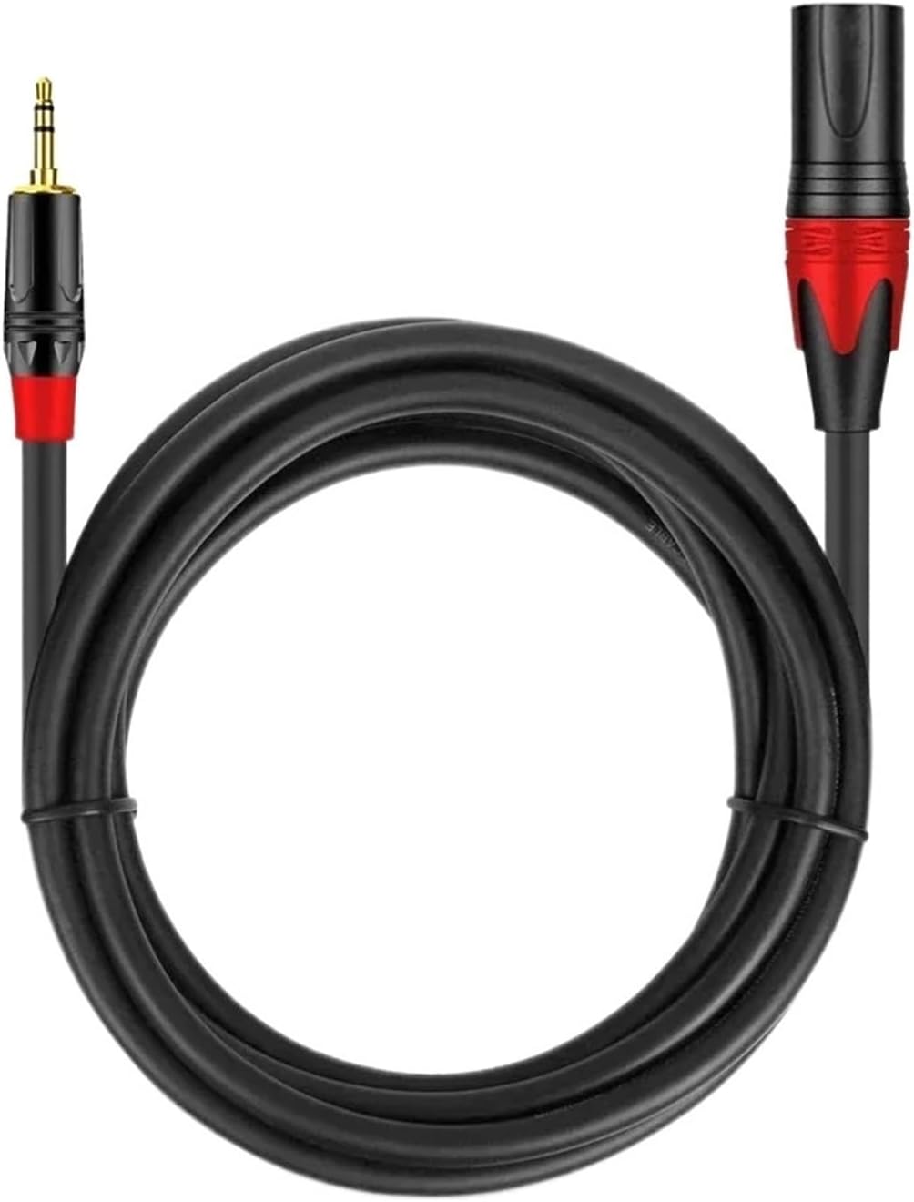 3.5mm to XLR 3-pin Microphone Cables Unbalanced 1 8 TRS Male Stereo Cable for Computer SLR Camera Record Cord(3.5 to XLR Male,8m)