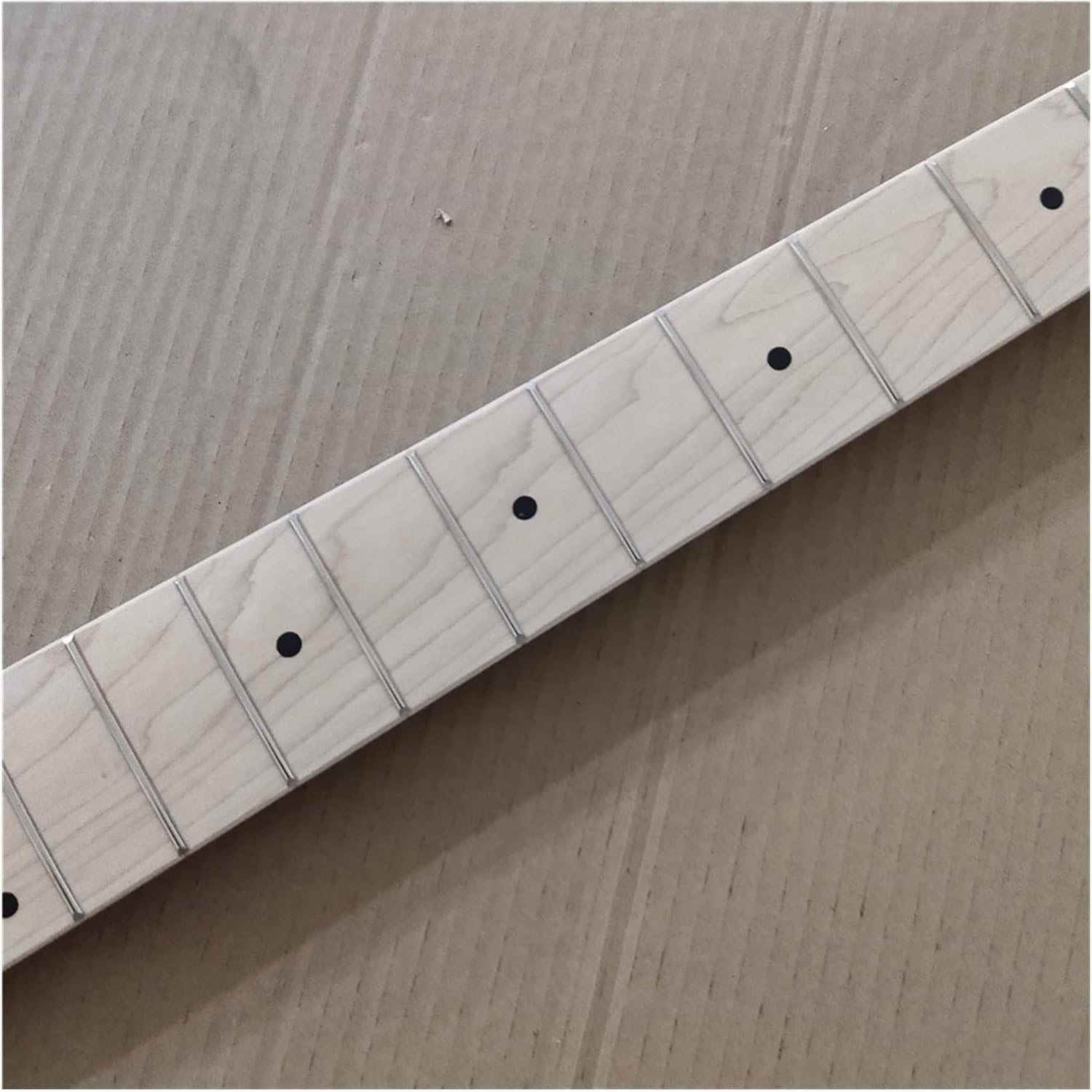 Maple 21 Frets Bass Guitar Neck Part 5 String Maple Fingerboard 34 Inch Electric Guitar Neck