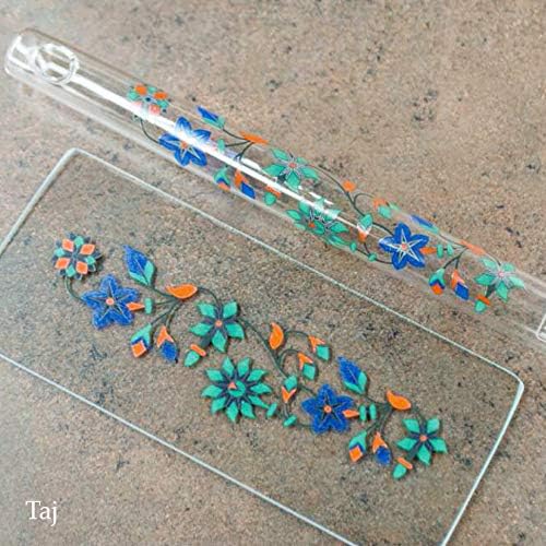 Hall Crystal Flute 22205 - Offset Glass Flute in D - Taj Mahal
