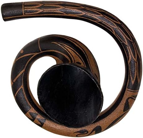 Didgeridoo, Baked wood Didgehorn Maori (Tone D)