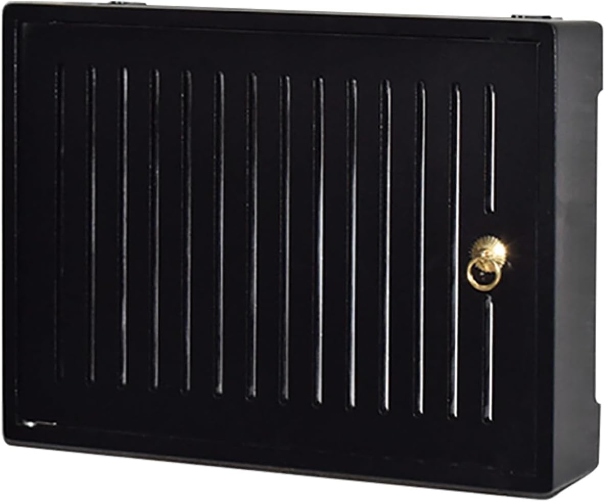 Wall Mounted WiFi Box Hider, Projector Shelf, Power Strip Cable Management Hider Rack by Solid Wood, Router Cabinet for Wall, Office and Home(Black,19.5 * 3.5 * 16.8in)