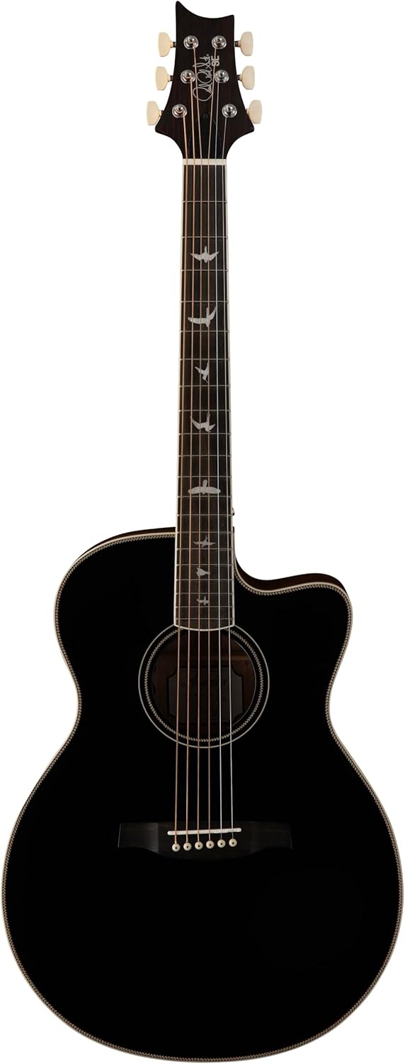 PRS SE A20E Acoustic Electric, Black with Gig Bag