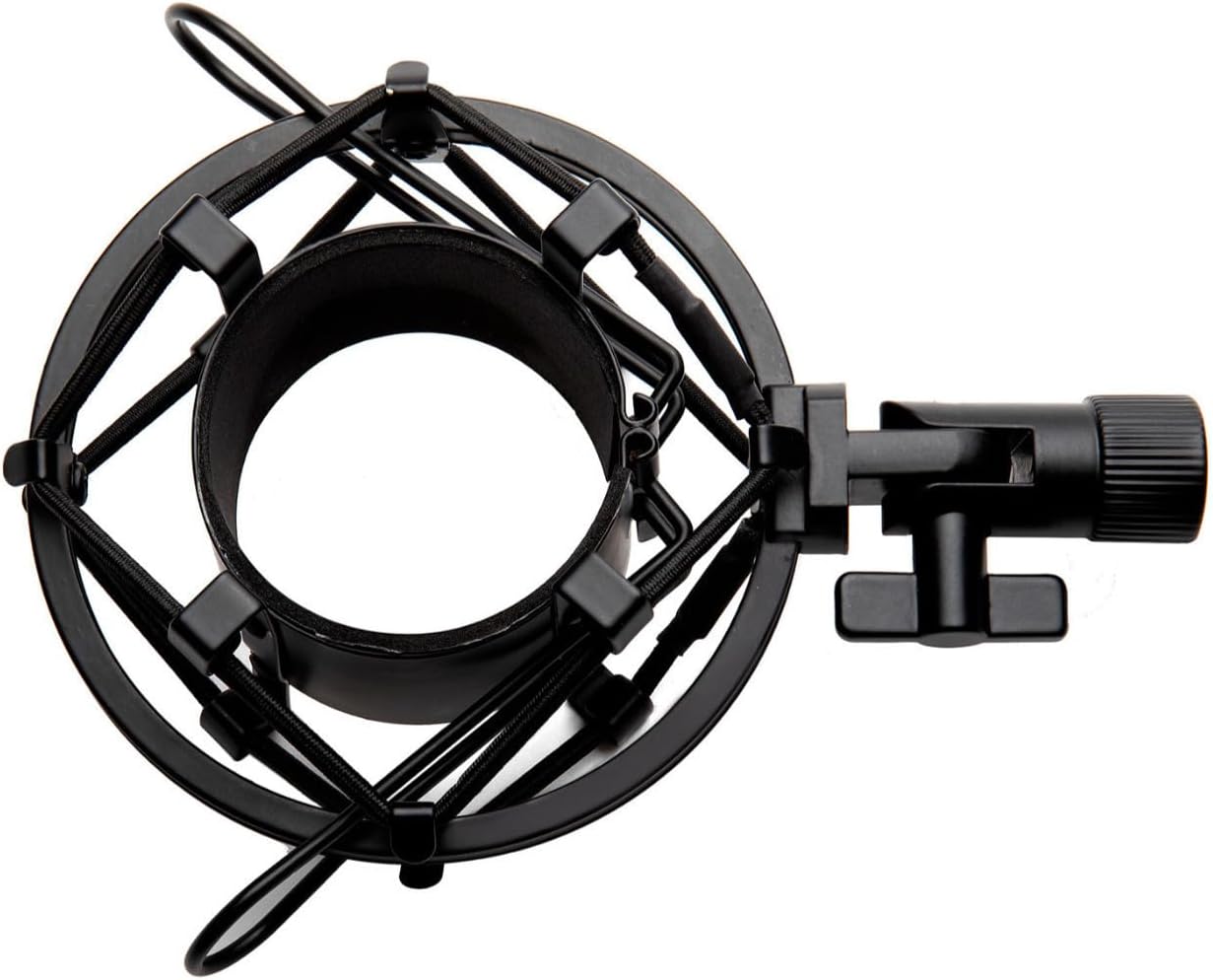 Focusrite Scarlett 2i2 Studio 4th Gen USB Audio Interface - Professional Recording Solution with High-Performance Preamps Bundle with Pop Filter, Microphone Stand, and Shock Mount (4 Items)