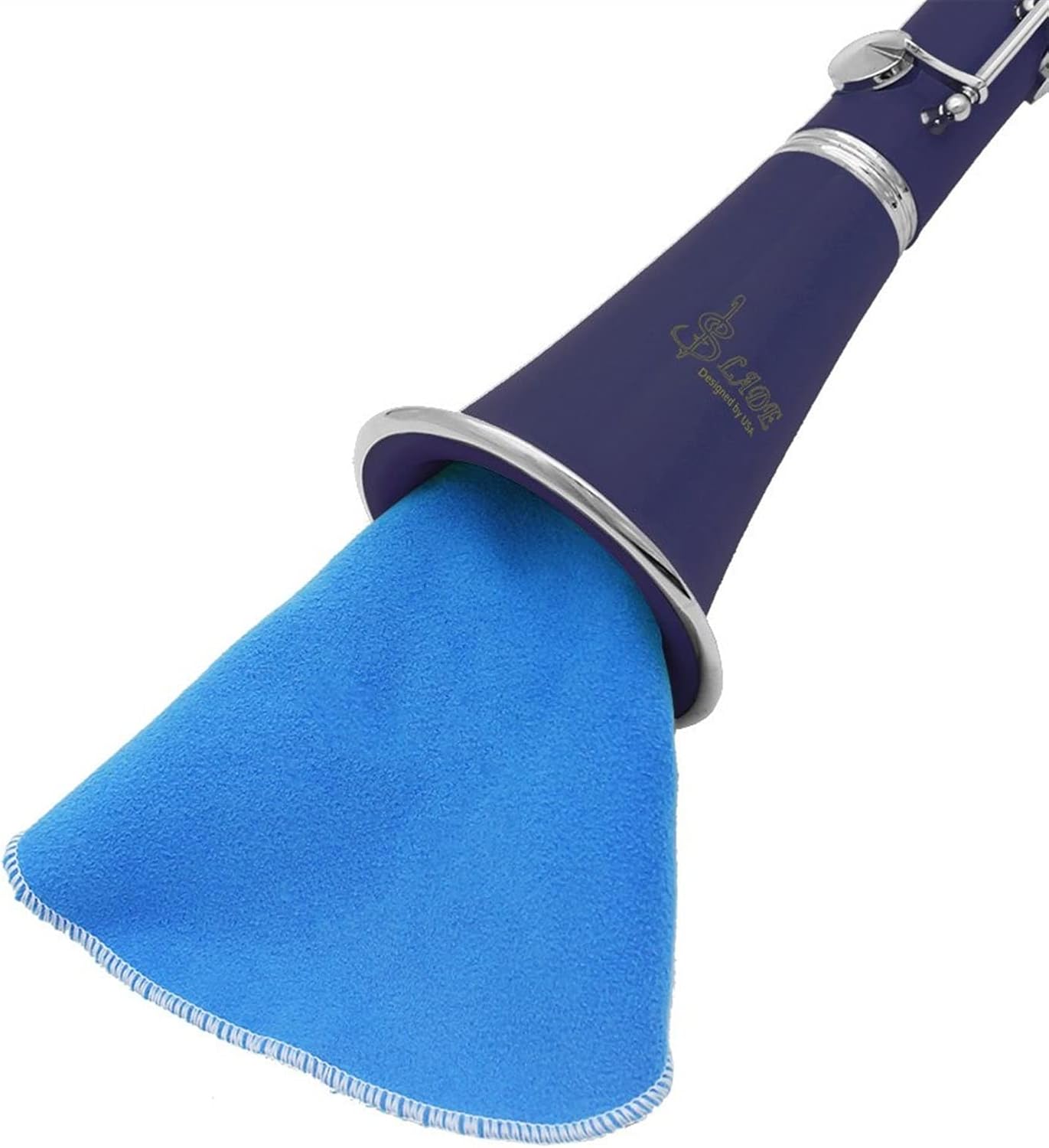 KESHUO 17 Keys Clarinet Bb B Flat Professional Woodwind Instrument ABS Resin Tube Clarinet with Box Reed Musical Instrument Parts Student Standard Clarinet Set (Color : Purple)