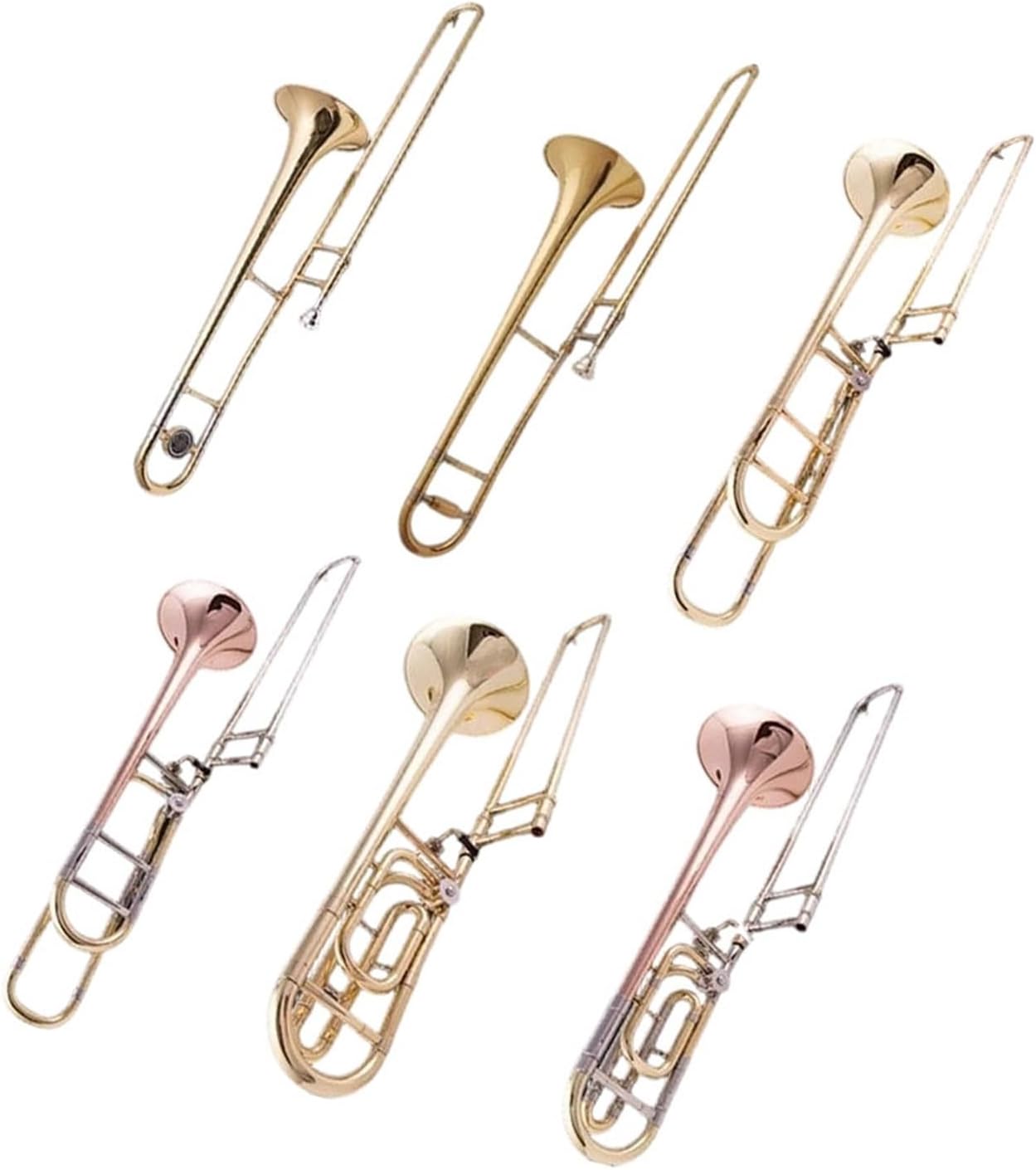 Adult Trombone Instrument Alto Trombone Instrument Phosphor Bronze B Flat F Tenor Suitable For Beginners And Adults(6)