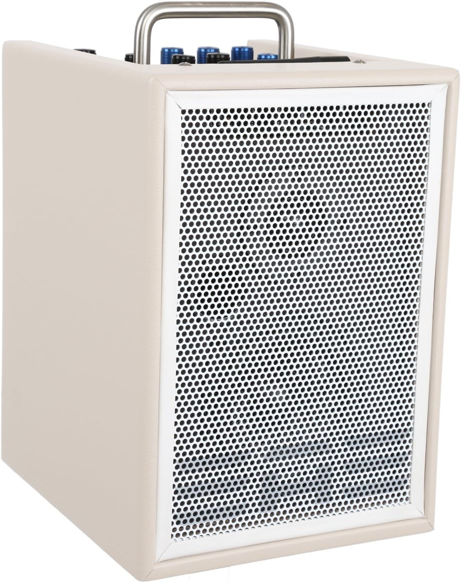 A1-4 Rechargeable Acoustic Amplifier with Mixer, Monitor Controls, Digital Effects, and Bluetooth® (Cream)