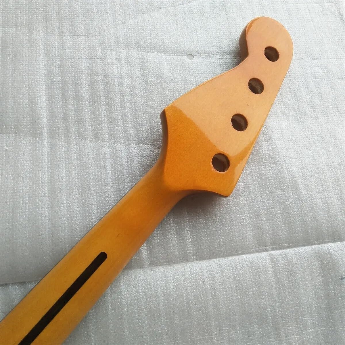 34 Inch JAZZ Bass Guitar Neck Maple 4 String 20 Fret Maple Fingerboard Yellow