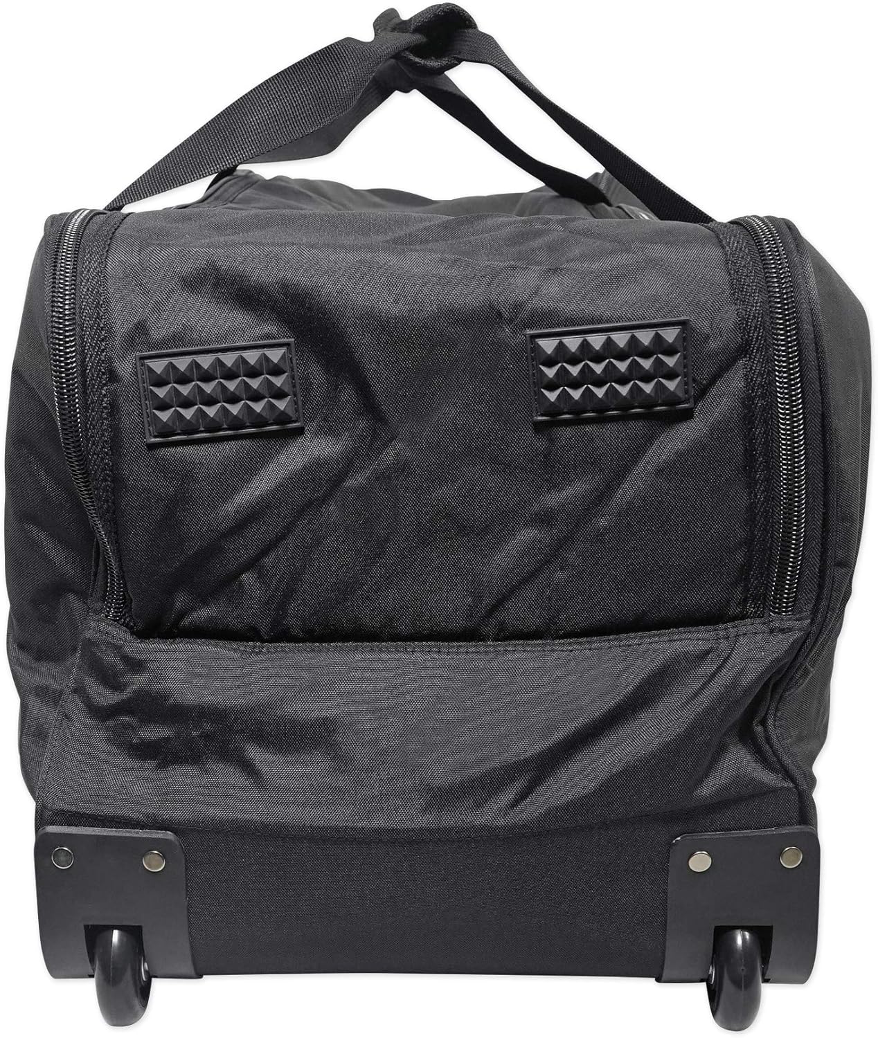 Rockville RCXFM20E-B 20 Foot Female to Male XLR Mic Cable Black 100% Copper Bundle with Mackie Water-Resistant Rolling Speaker Bag Carry Case for Thump12A & Thump12BST