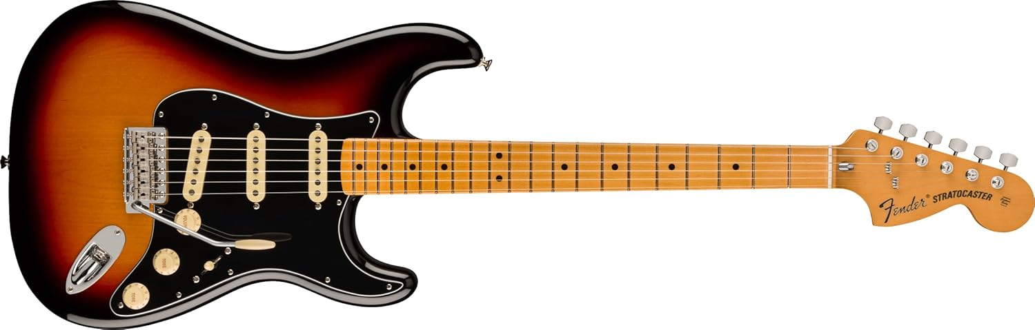 Fender Vintera II '70s Stratocaster Electric Guitar - 3-color Sunburst with Maple Fingerboard