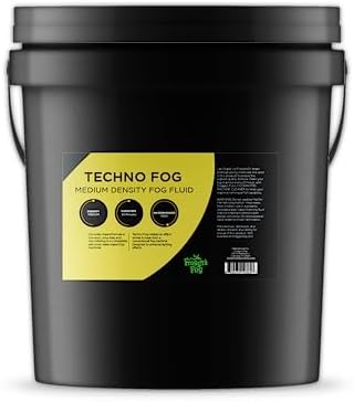 Froggys Fog - Techno Fog - DJ Party Club & Mix - Premium Quality Fog Juice - 5 Gallon Pail - For DJs, Venues, Photography
