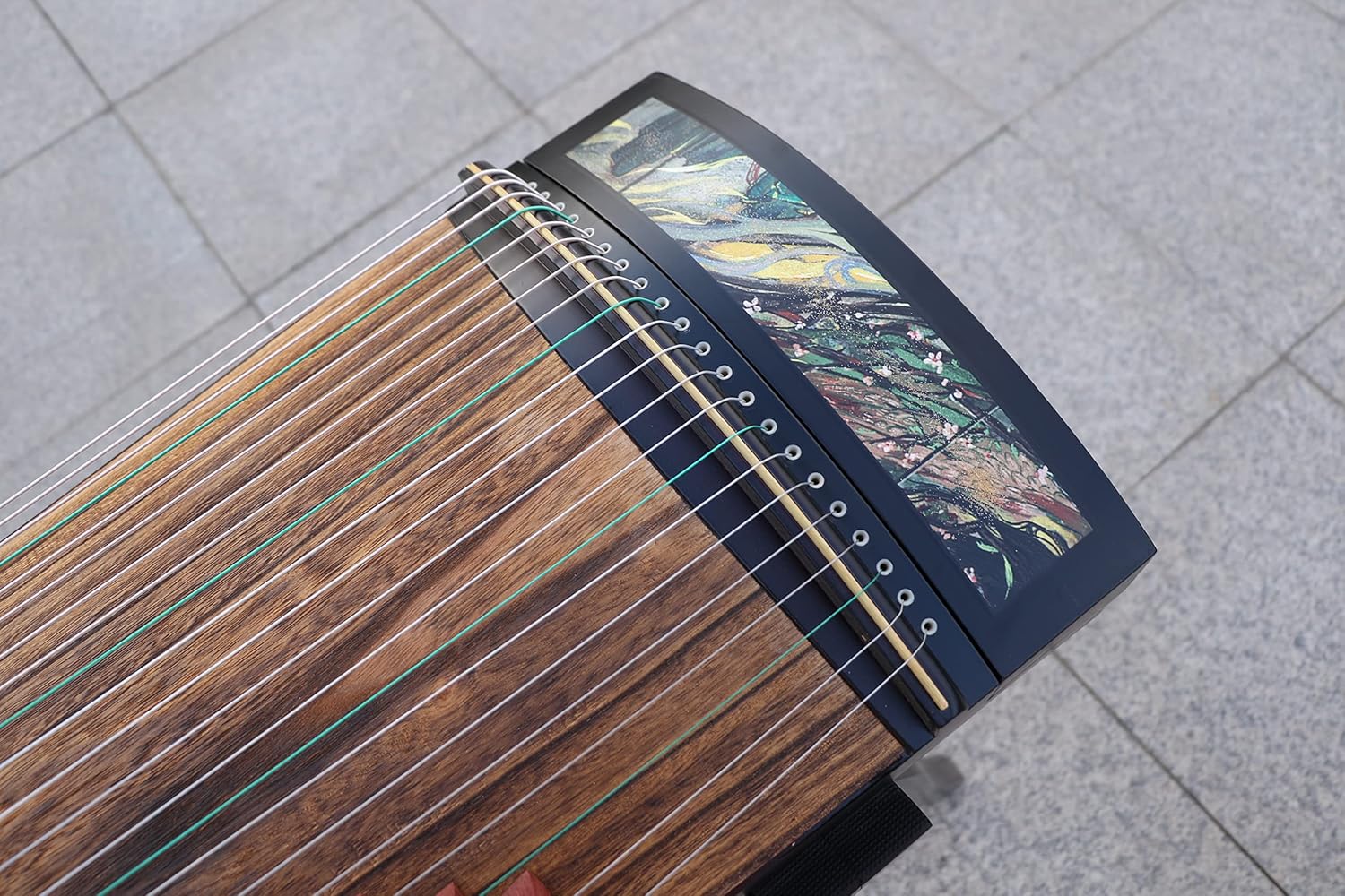 LANDTOM professional level 125cm/49.21'' travel guzheng for beginners/intermediates (B)