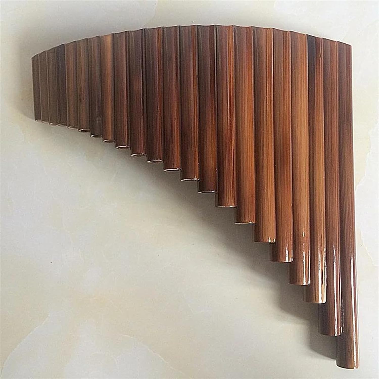 Handmade 22 Pipes PanFlute Professional Woodwind Flute Panpipes G Key Musical Instrument With Black Bag