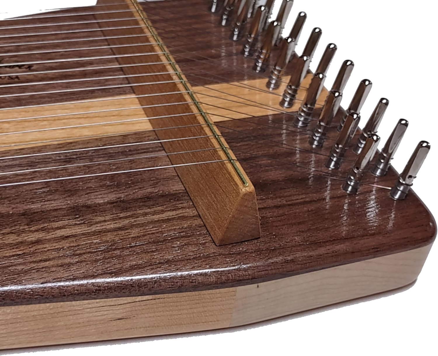 Bowed Psaltery Cherry with Black Walnut top and 22 strings