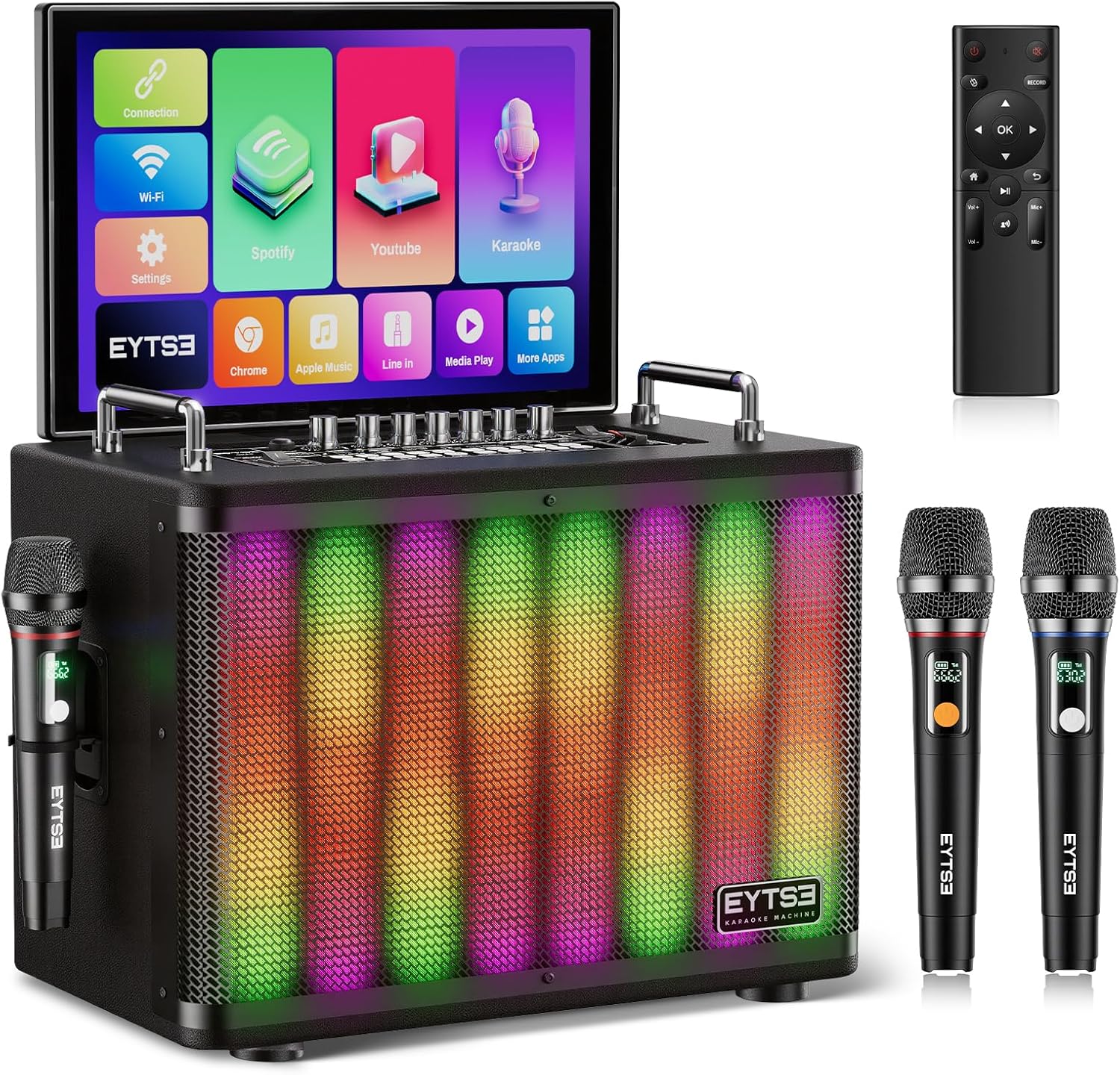 Karaoke Machine with Lyrics Display 14.1