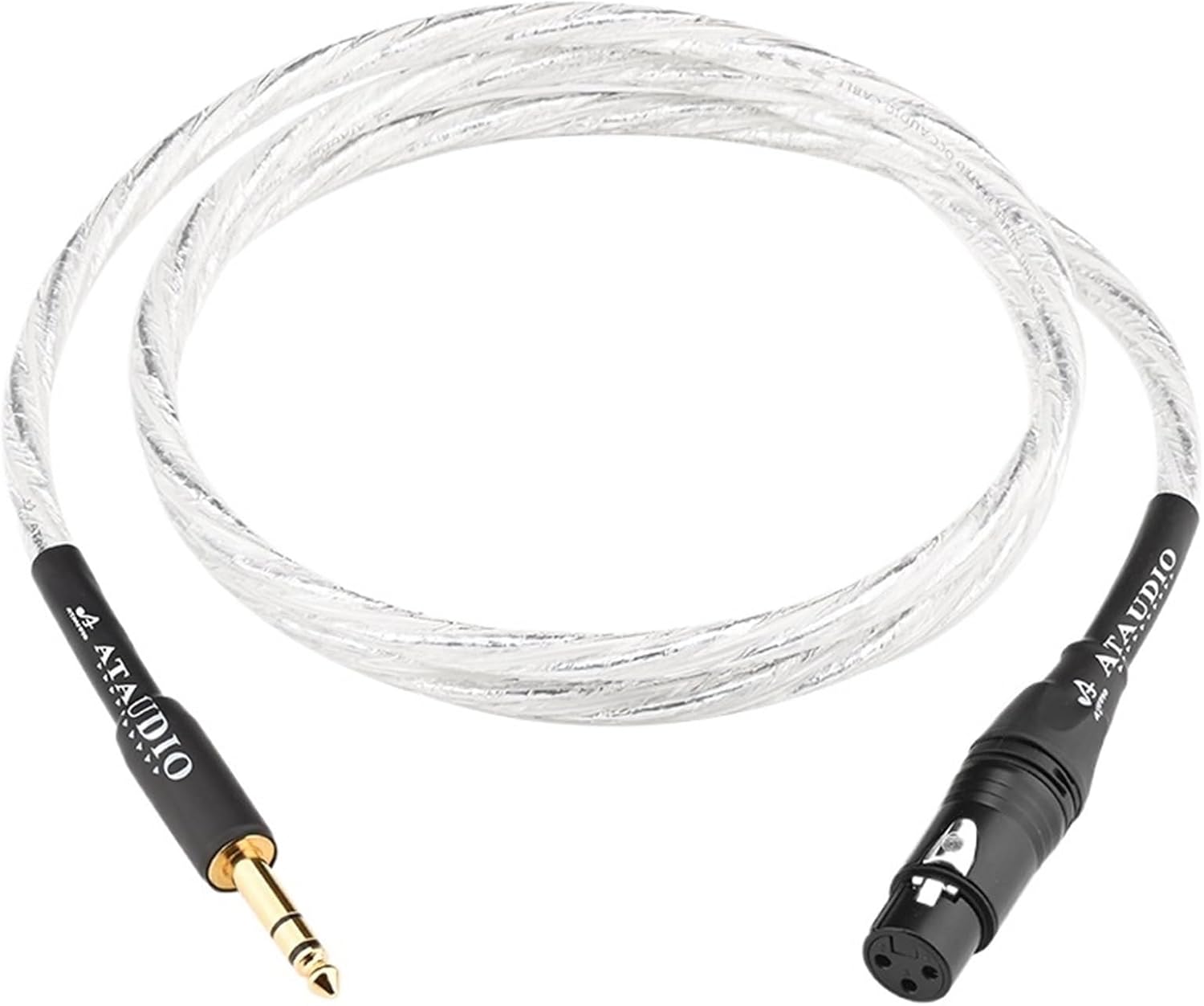 6N OCC HiFi Cable Audio 6.5mm to XLR Female Microphone Sound Cannon Cable For Audio Mixer Amplifier(6.5mm to XLR Female,2m)