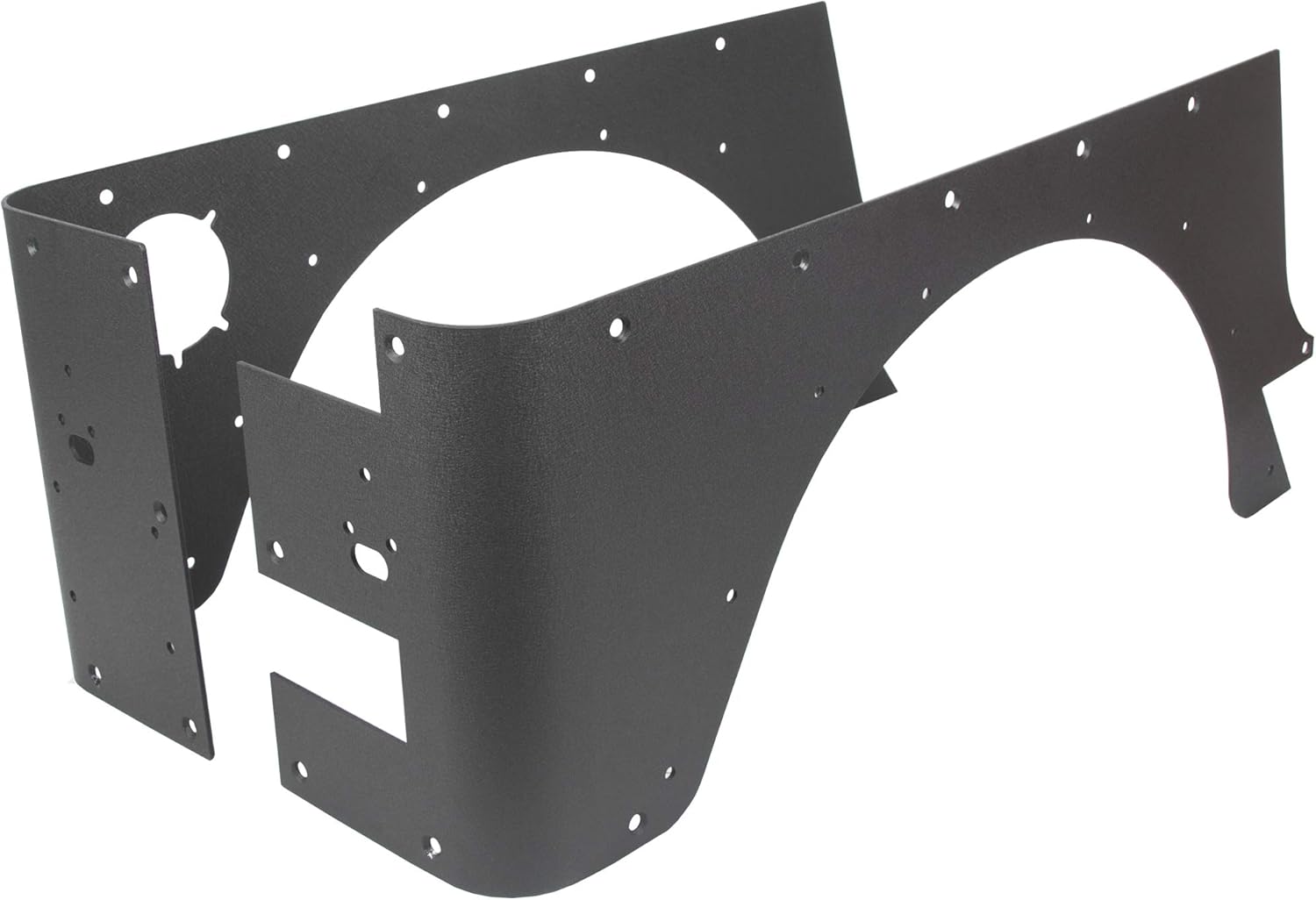 HECASA Rear Corner Rocker Guards Compatible with 1997-2006 Jeep Wrangler TJ, Armor Quarter Panels, Trim Covers Textured Heavy-Duty 5/32