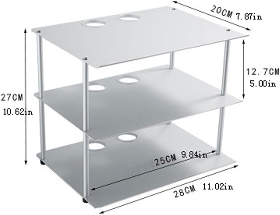 Router Shelf Wireless WiFi Modem ShelfManagement Storage Rack Household Small Object Storage Rack (Color : B)