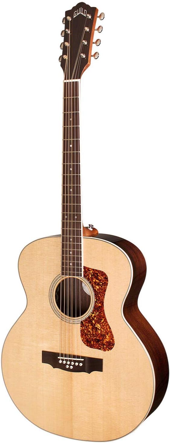 Guild BT-258E Baritone Deluxe Acoustic-Electric Guitar - Natural