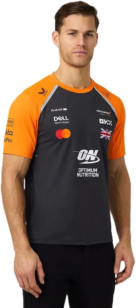 Mens McLaren F1 Team Lando Norris Set Up T-Shirt - Phantom