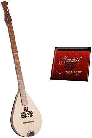 Wildwood Dulcimer Package Includes: Wildwood Dulcimer – Rosewood + Roosebeck Dulcinet 4 String Replacement Strings Set