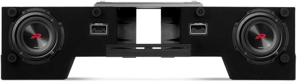 Alpine R2-DB8V-TRK Dual 8 Halo R-Series Preloaded Truck Subwoofer Enclosure
