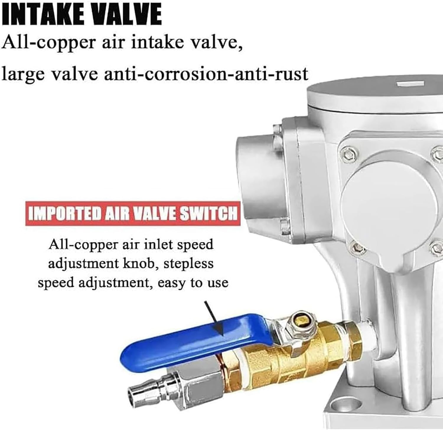 Pneumatic Paint Mixer | IBC Pneumatic Paint Mixer Machine | Hanger Bracket Folding Propeller Blades | Paint Mix Tool | Bracket Mixer | for IBC Totes and Drum Containers