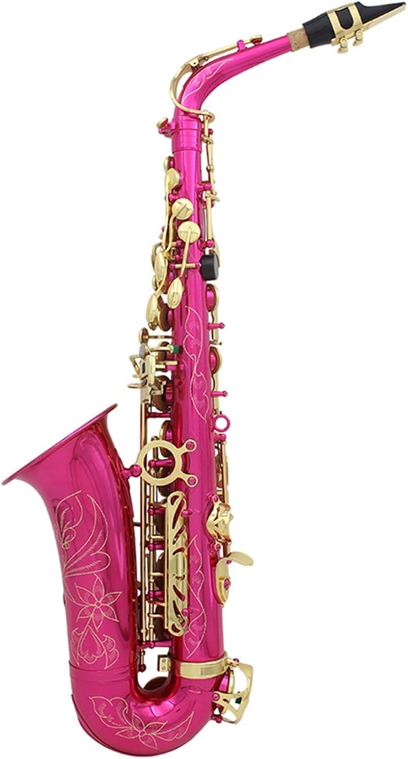 EB Alto Saxophone Woodwind Instrument Abalone Shell Brass Sax with Musical Instrument Parts Beginner Saxophone