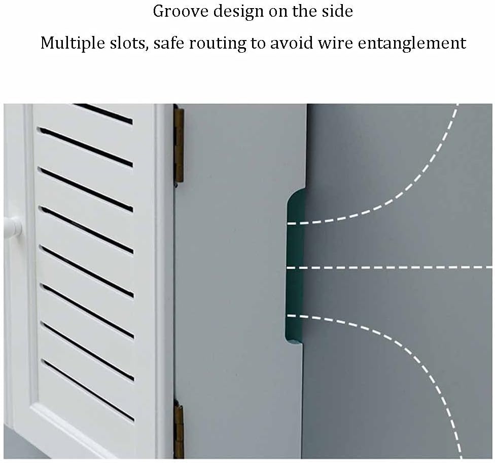 Hollow Router Storage Rack TV Component Suspension Rack Wall Mount Storage Rack Floating Shelf (Color : Maroon, Size : 36x9.5x28cm) (Wood Color 36x9.5x28cm)