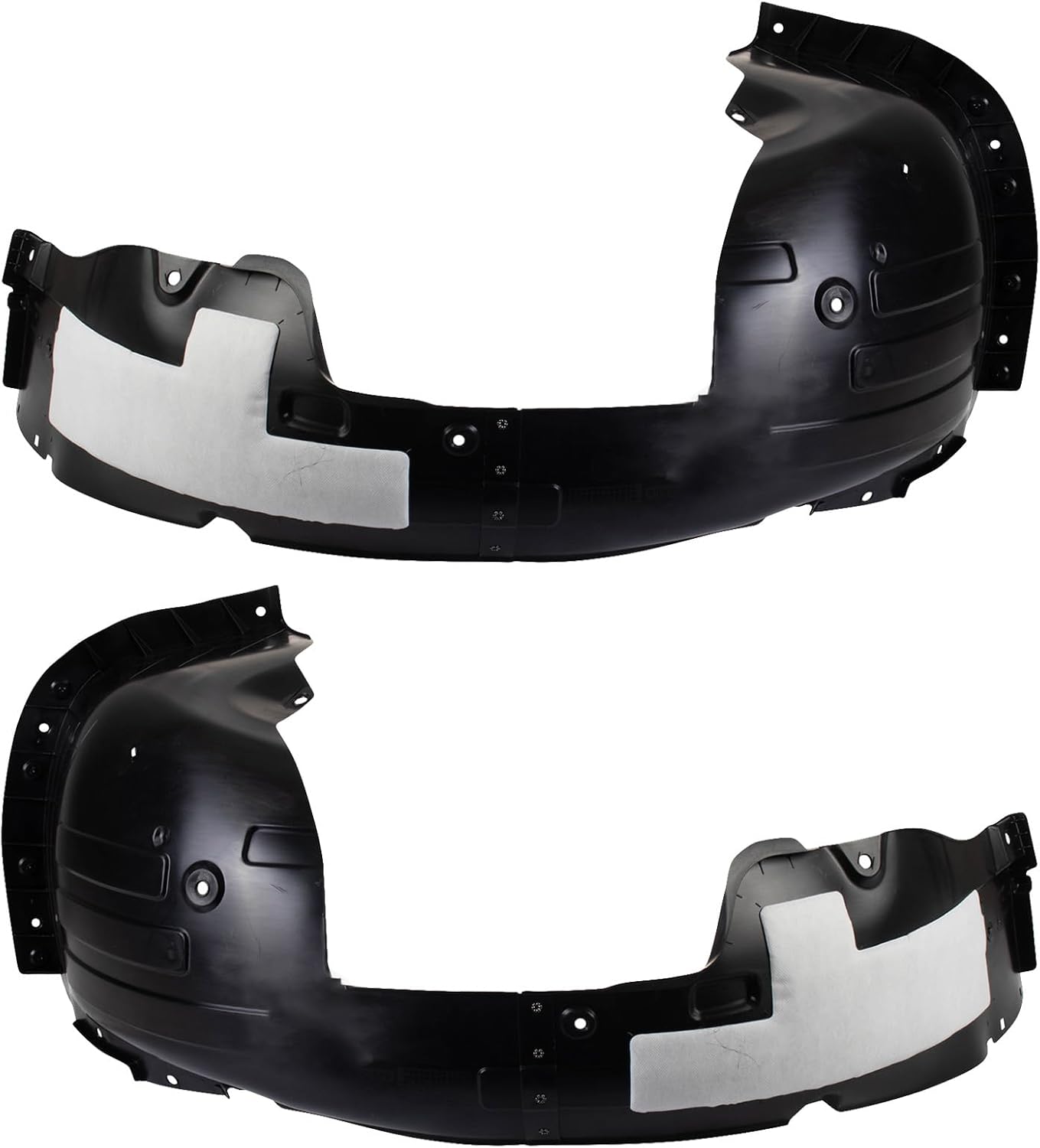 TRQ Inner Fender Liner Set Compatible with 2019-2021 Kia Forte KI1248159 KI1249159