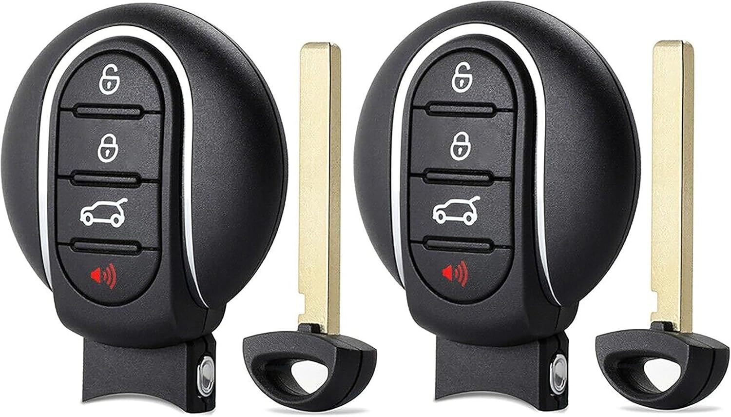 2X New Quality Replacement Proximity Key Fob Remote Compatible with & Fit for 2014-2018 Mini Cooper - MPN NBGIDGNG1-Mini-08