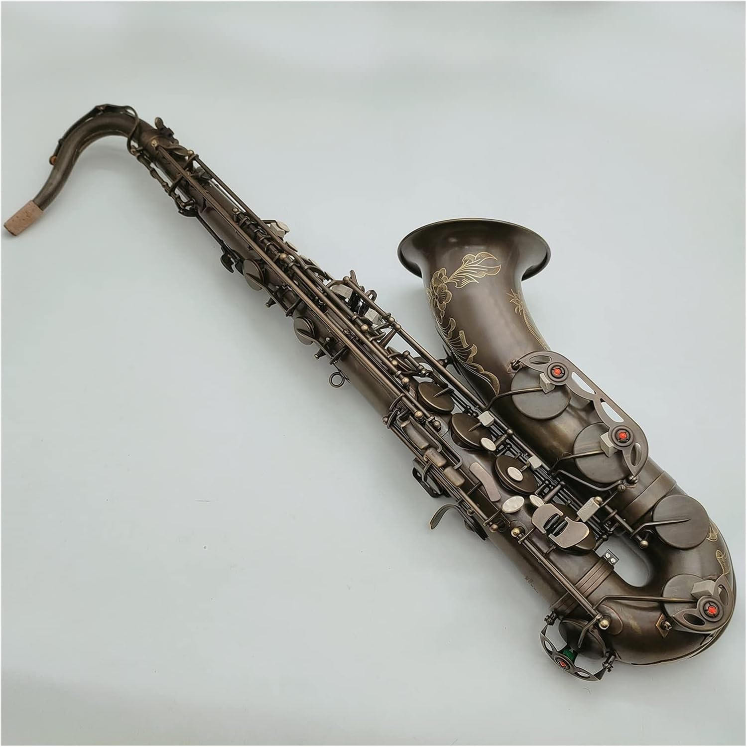 Professional Saxophone Tenor Saxophone Bb Tune Antique Copper Woodwind Instrument with Mouthpiece Case Brass Sax Beginners Kit