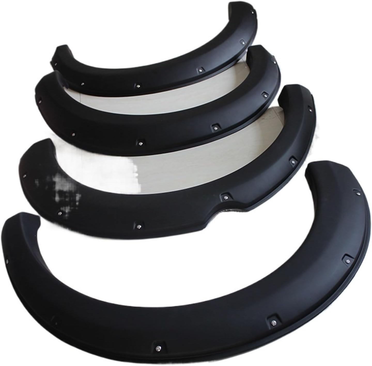 6 Inch Wheel Arch Mudguards Fender Flares Compatible For Mitsubishi L200 Triton 2015 2016 2017 2018 2019 Car Styling Ycsunz(Matte black)