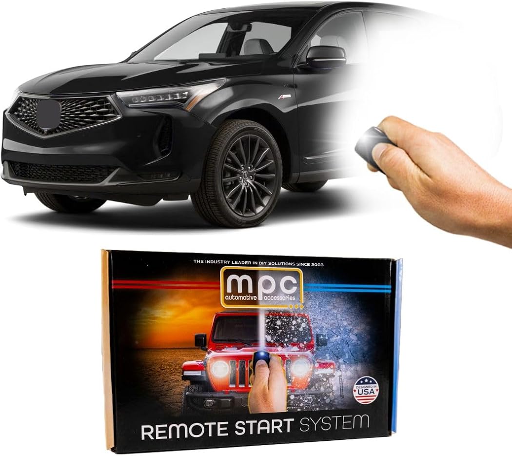 MPC Plug N Play Remote Starter Compatible with 2019-2022 Acura RDX |Gas| |Push to Start| with T-Harness - OEM Key Fob Activated