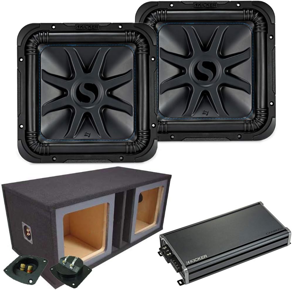 Kicker Loaded Dual Kicker 44L7S152 Car Audio Solo-Baric 15