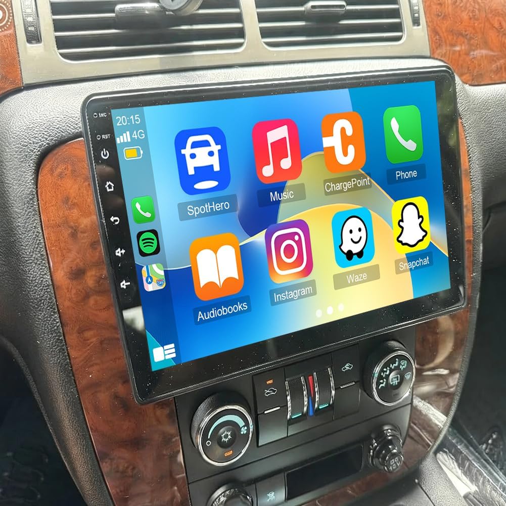 10.1 Inch IPS Touchscreen Android 13 Car Stereo for Chevrolet Avalanche 2007 2008 2009 2010 2011 with Wireless CarPlay & Android Auto Car Radio,Support WiFi 6, Bluetooth 5.4, Backup Camera, SWC