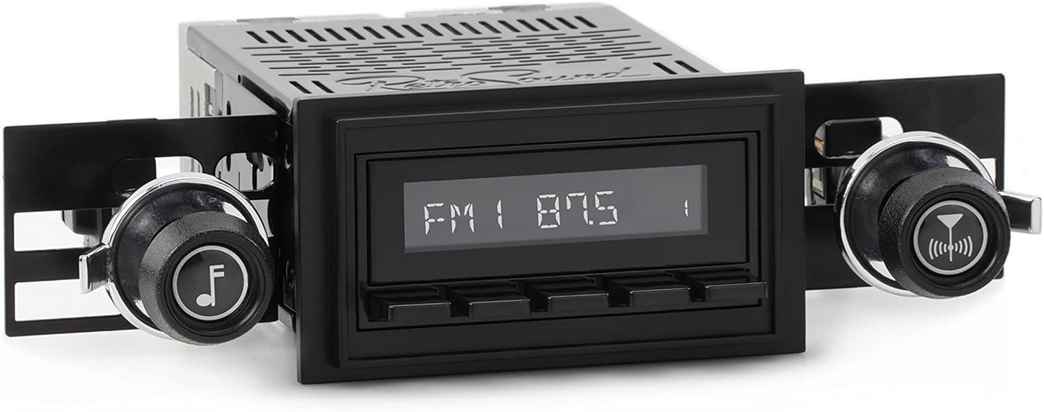 RetroRadio Compatible with 1972-76 Chevrolet Corvette Features Include Bluetooth, USB, AM/FM HB-M2-218-37-73C