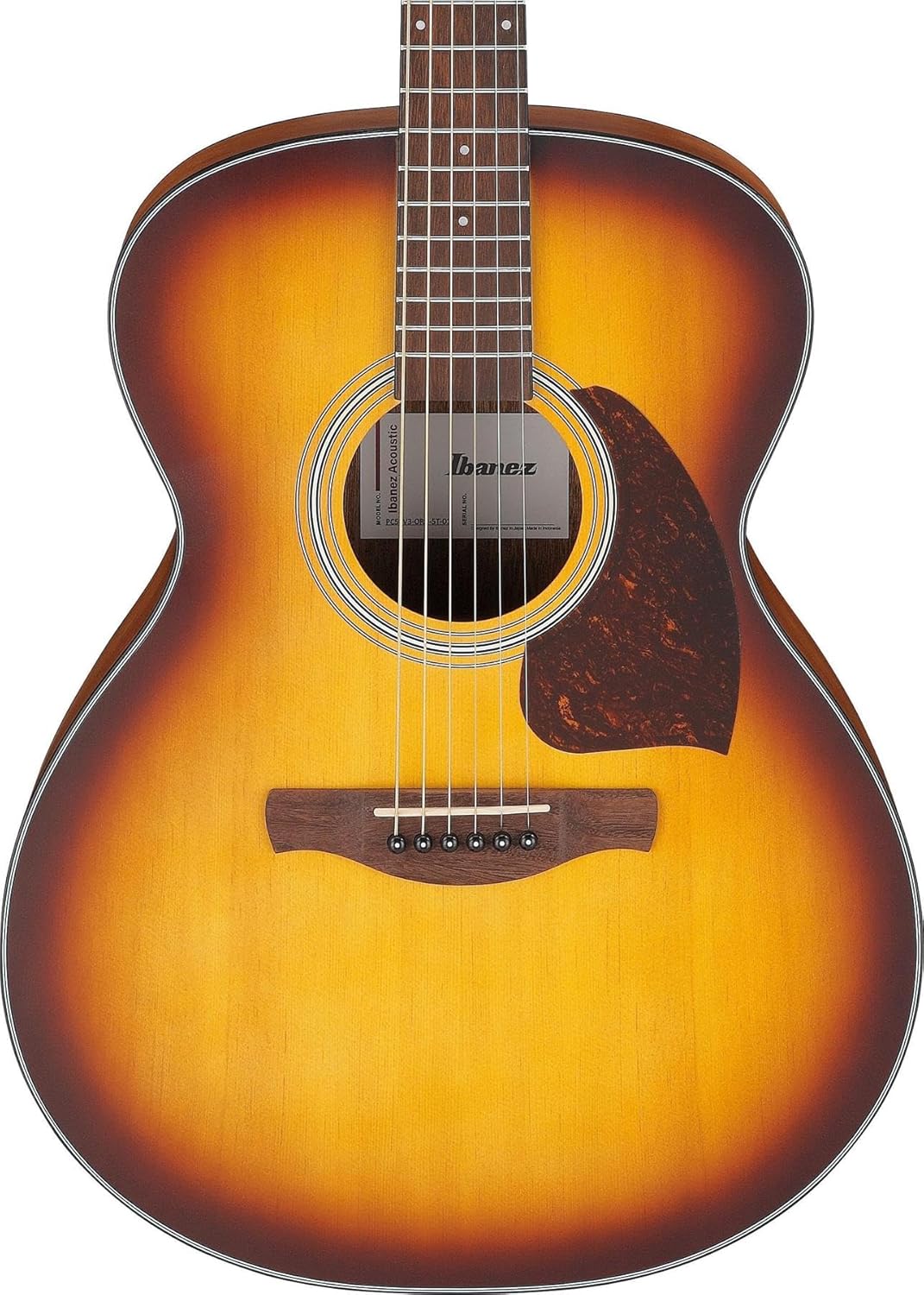 Ibanez PC50 Acoustic Guitar - Open-pore Brown Sunburst